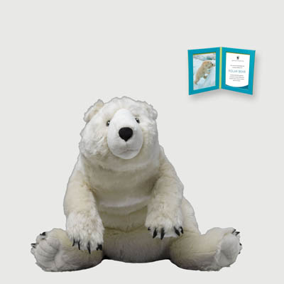 polar bear Giant plush adoption kit