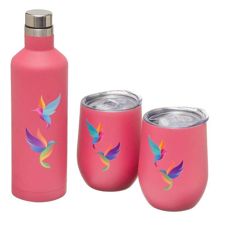 World Wildlife Fund Hummingbird Wine Carafe