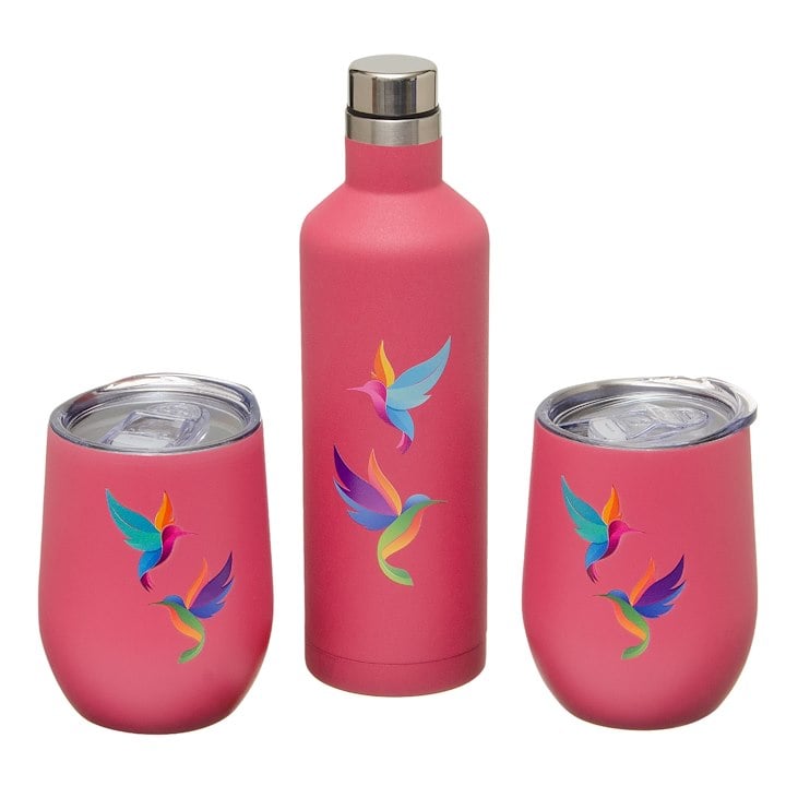 Hummingbird Wine Carafe Set