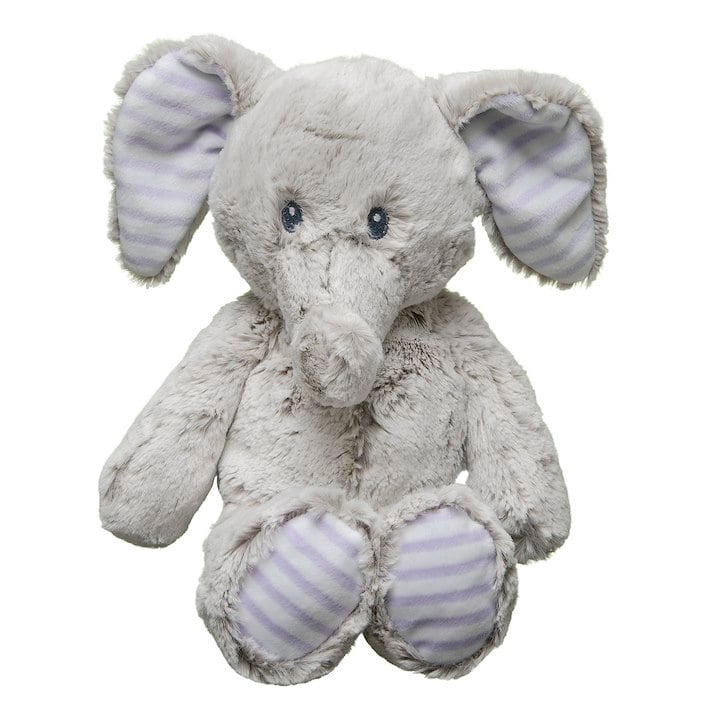 A stuffed elephant toy