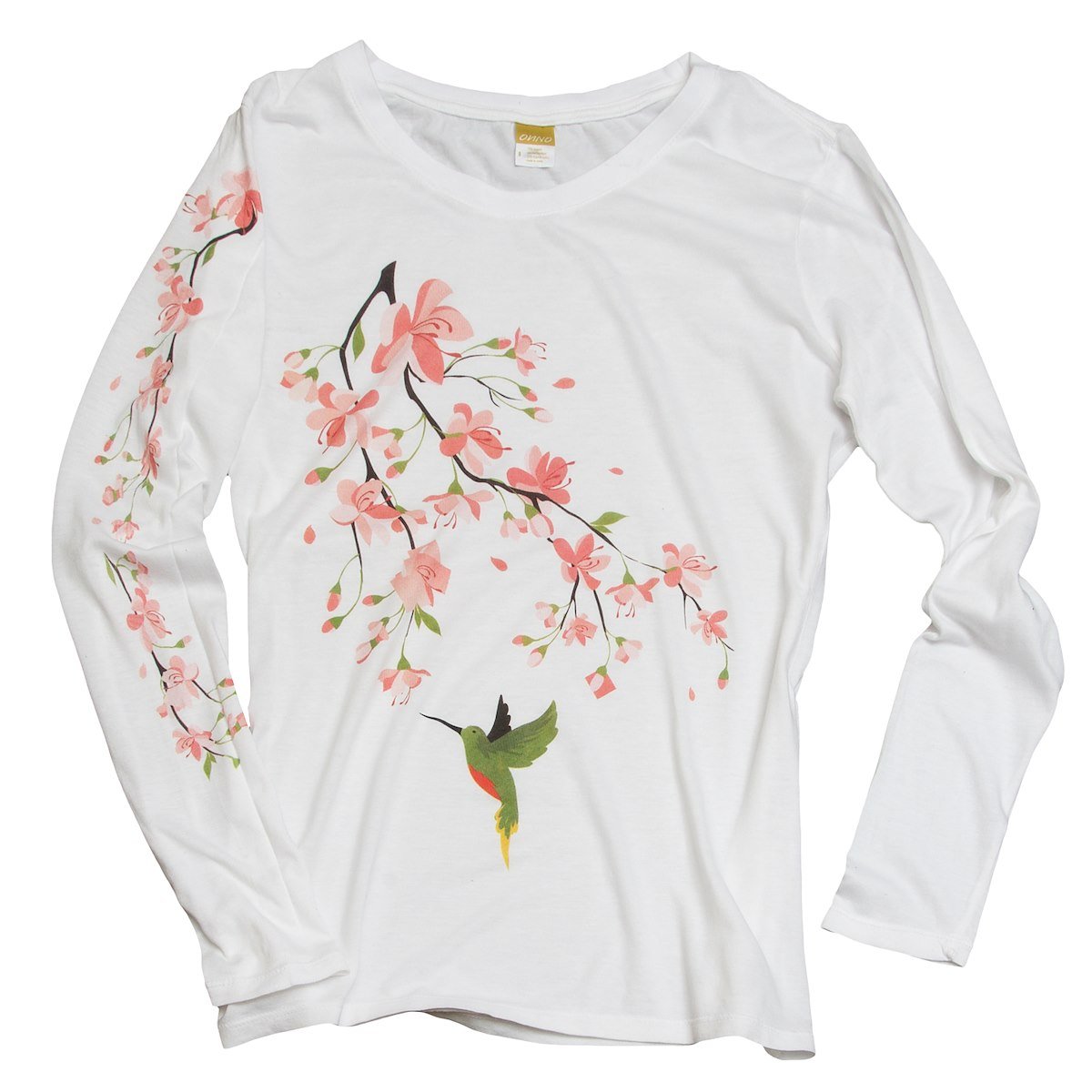 ★Wacky WiLLy★ Bird Graphic Long Sleeve T-Shirt White World Wildlife Fund | WWFGifts Catalog