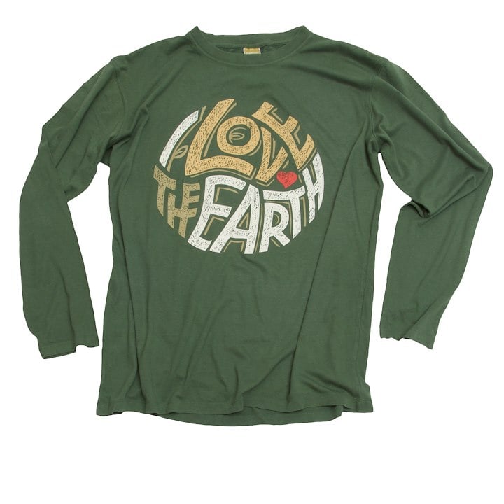 Long Sleeve I Love The Earth (Unisex)