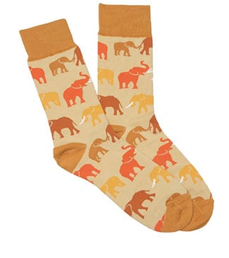 African Elephants Socks